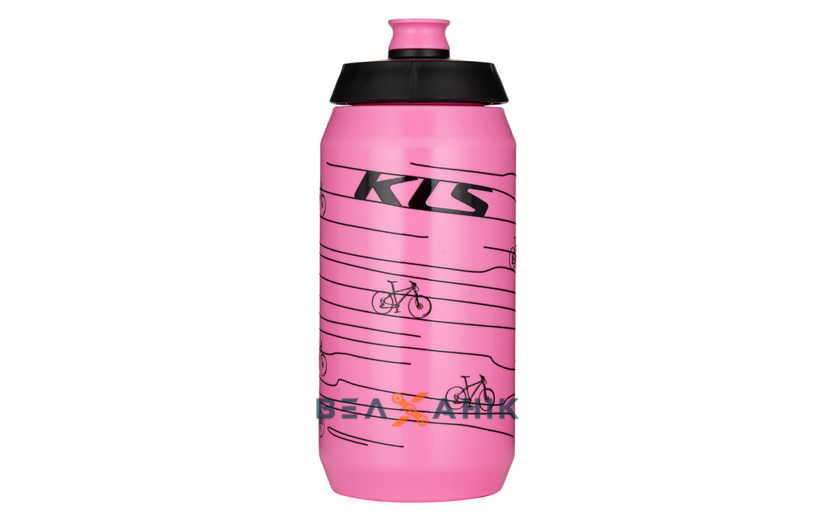 Фляга KLS Kolibri 550 мл рожева