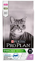 Сухий корм PRO PLAN Sterilised Senior 7+ для стерилізованих котів старше 7, з індичкою 1.5 кг (7613034989673)