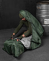 Тактический спальник с капюшоном, военный спальный мешок зсу, спальный мешок армейский лето іh278