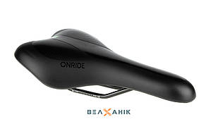 Сідло MTB ONRIDE Heron V-Memo 278х154 мм сталеві рамки чорне