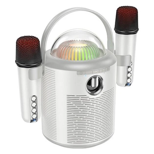 Бездротова Портативна Bluetooth Колонка Акустика з мікрофоном HOCO BS59 |BT5.1| 2Mic, TF-карта (MicroSD), AUX| Сірий, фото 1