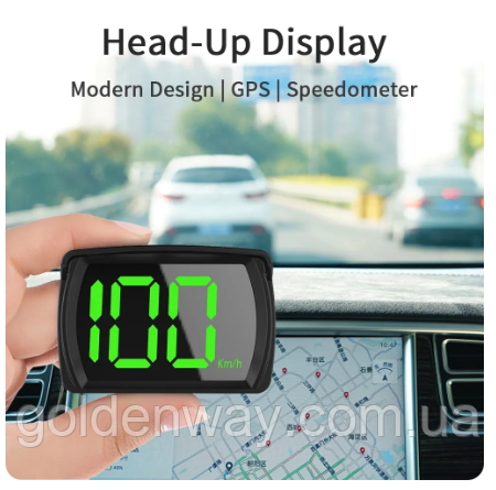 Автомобільний цифровий універсальний GPS спідометр Y03 экран 2.8 дюйми і живлення від USB 5V