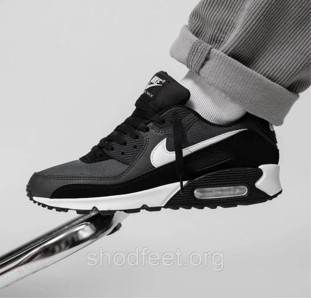 Чоловічі кросівки Nike Air Max 90 Dark Smoke Grey, фото 1
