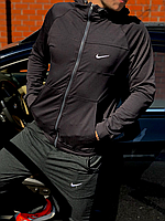 Мужская летняя мастерка найк Лёгкая кофта Nike антрацит S люкс качество