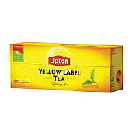 Чай Lipton Yellow Label Чорний пакетований 25 х 2 г (8717163825976)