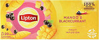 Чай фруктовий Lipton Mango&Blackcurrant 1.7 г х 20 пакетиків (8720608014231)