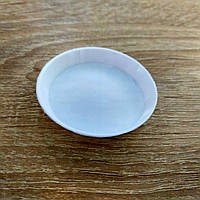 Органайзер круглый для бисера и бусин страз, белый 6 см