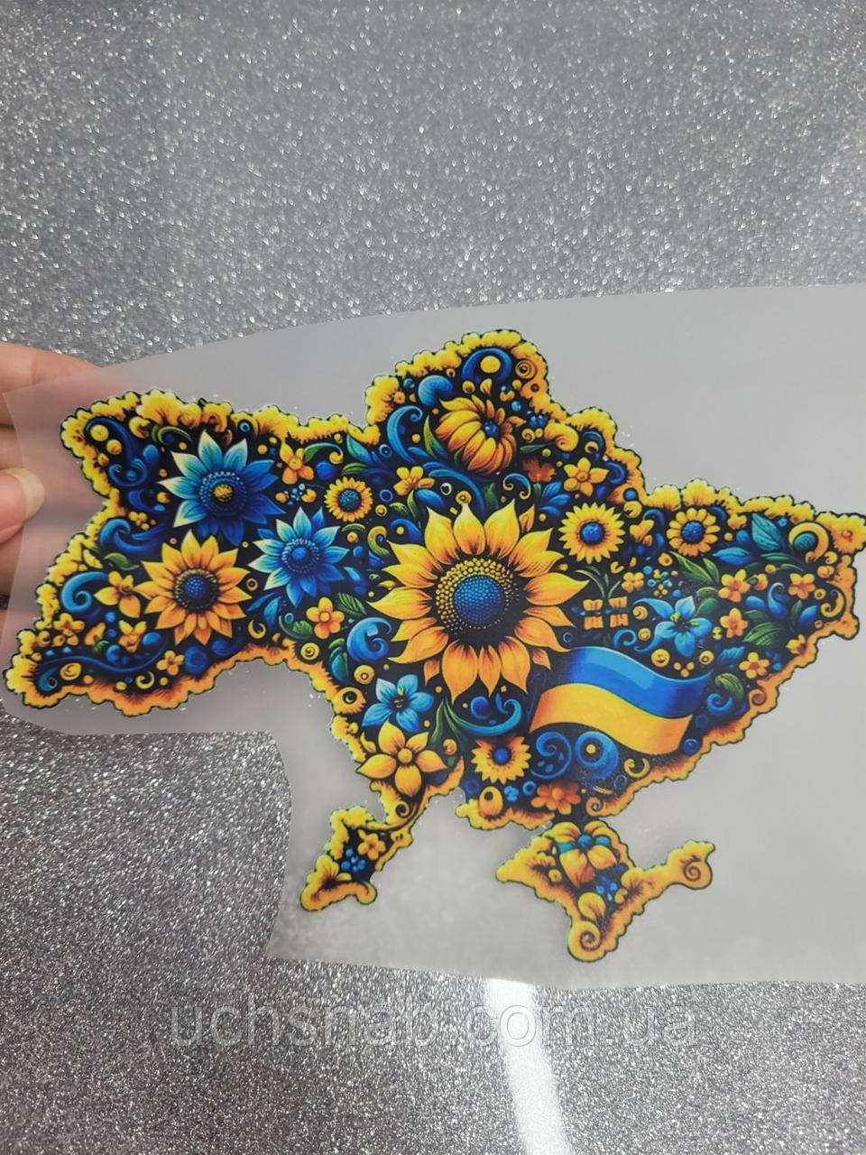 Термонаклейка для одяг Мапа в українському стилі