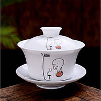 Гайвань монах шести путей дар цзы 200 мл (керамика) для чайной церемонии