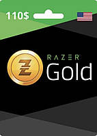 Карта оплати RAZER GOLD 110$ CARD картка поповнення рахунку