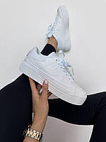 Женские кроссовки NIKE COURT LEGACY FULL WHITE premium найк кожа 37