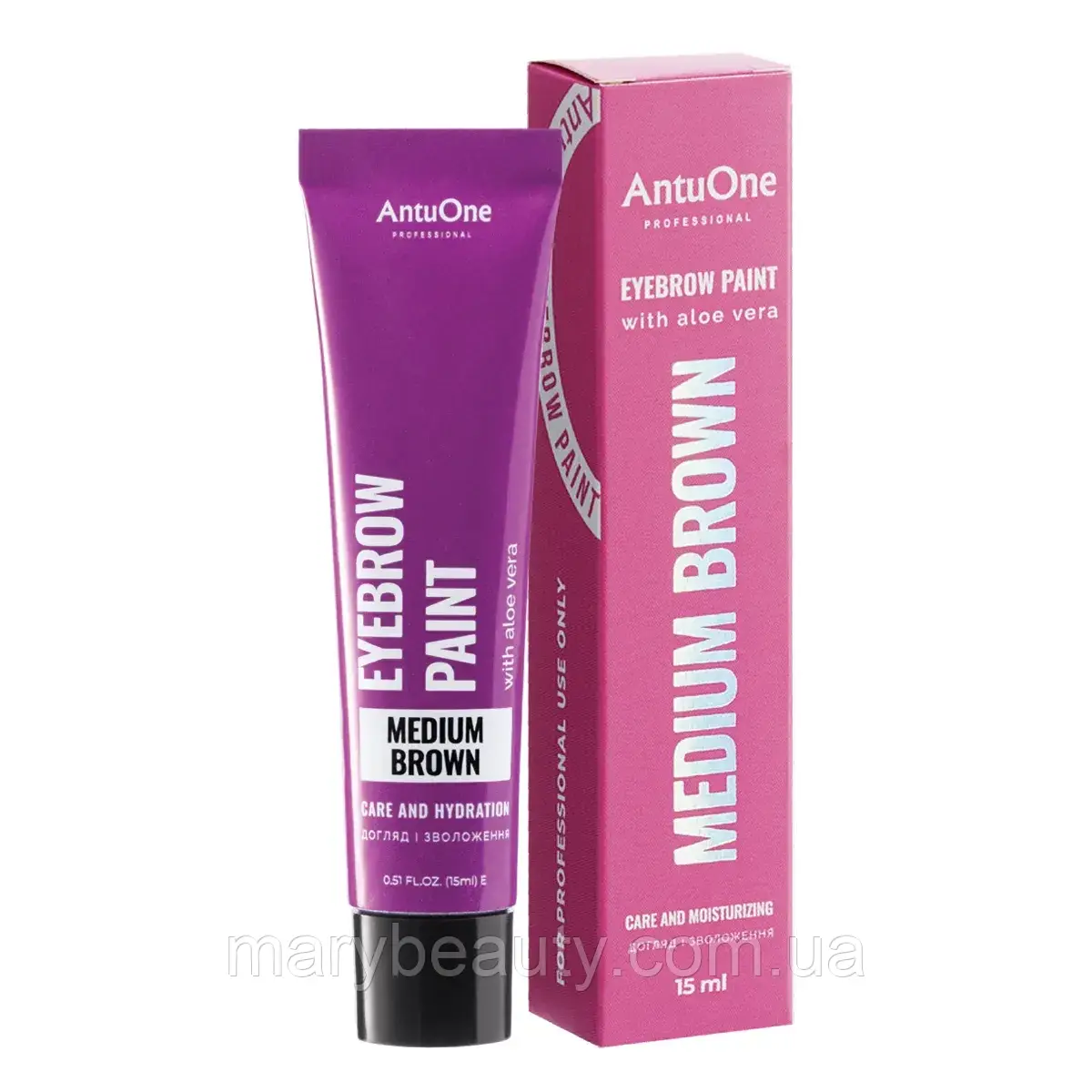 Фарба для брів AntuOne Medium Brown 15 ml, фото 1