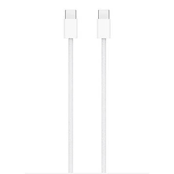 Кабель плетений для iPhone 15 USB Type-C - USB Type-c 1м 35Вт Білий