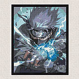 Алмазна мозаїка/вишивка Аніме, Какаші Сенсей, Наруто 40*50 см Орігамі OD 0160 dp-a, фото 6