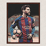 Алмазна мозаїка/вишивка Футболіст Ліонель Мессі 40*50 см Орігамі OD 345, фото 7