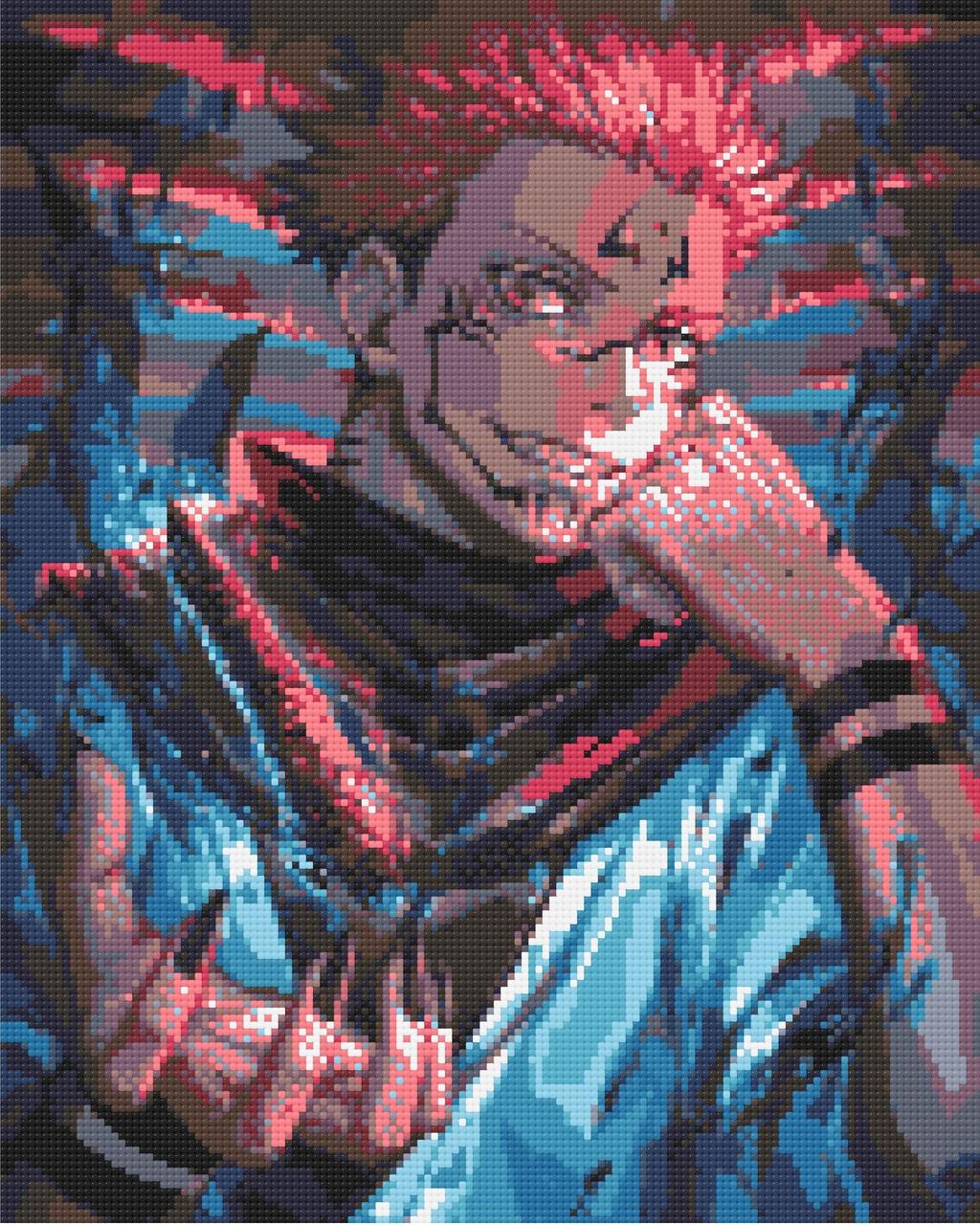 Алмазна мозаїка/вишивка Магічна битва, аніме. Сукуна 40*50 см Орігамі OD 2005 dp-a, фото 1