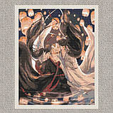 Алмазна мозаїка/вишивка Магістр диявольського культу. Аніме 40*50 см Орігамі OD 3119 dp-a, фото 5