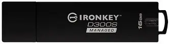 USB-хаб Kingston IronKey D300S Managed - 16GB (IKD300SM16GB)