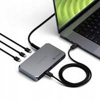 USB-хаб Satechi Thunderbolt 4 Slim Hub Pro GaN o mocy 150 W