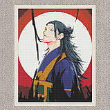 Алмазна мозаїка/вишивка Аніме. Магічна битва, Гето Сугуру 40*50 см Орігамі OD 3283 dp-a, фото 5