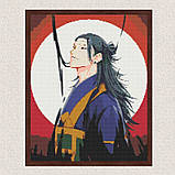 Алмазна мозаїка/вишивка Аніме. Магічна битва, Гето Сугуру 40*50 см Орігамі OD 3283 dp-a, фото 7