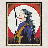 Алмазна мозаїка/вишивка Аніме. Магічна битва, Гето Сугуру 40*50 см Орігамі OD 3283 dp-a, фото 4