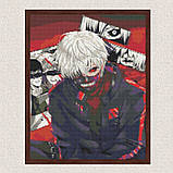 Алмазна мозаїка/вишивка Аніме. Токійський гуль, Кен Канекі 40*50 см Орігамі OD 30180 dp-a, фото 7