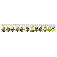 Детская линейка YES "Minions", 20 см