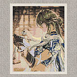 Алмазна мозаїка/вишивка Аніме. Геншин імпакт Бай Чжу 40*50 см Орігамі OD 30250 dp-a, фото 5
