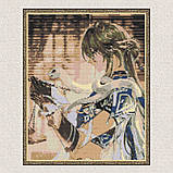 Алмазна мозаїка/вишивка Аніме. Геншин імпакт Бай Чжу 40*50 см Орігамі OD 30250 dp-a, фото 4