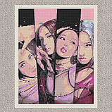 Алмазна мозаїка/вишивка Блекпінк, музичний гурт 40*50 см Орігамі OD 30290 dp-a, фото 5