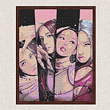 Алмазна мозаїка/вишивка Блекпінк, музичний гурт 40*50 см Орігамі OD 30290 dp-a, фото 7