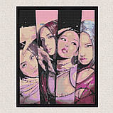Алмазна мозаїка/вишивка Блекпінк, музичний гурт 40*50 см Орігамі OD 30290 dp-a, фото 6