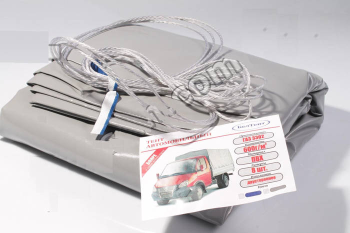 Тент Газель стандартный 3.17м 2-х сторонний усиленный ("БелТЕНТ" ГАЗ ...