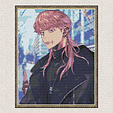 Алмазна мозаїка/вишивка Аніме. Токійські месники. Харучіо Санзу 40*50 см Орігамі OD 30370 dp-a, фото 4