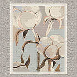 Алмазна мозаїка/вишивка Квіти бавовни 40*50 см Орігамі OD 30440, фото 5