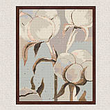 Алмазна мозаїка/вишивка Квіти бавовни 40*50 см Орігамі OD 30440, фото 7