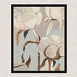 Алмазна мозаїка/вишивка Квіти бавовни 40*50 см Орігамі OD 30440, фото 6