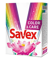 Стиральный порошок Savex Color&Care автомат 400г Подходит для всех типов цветных тканей