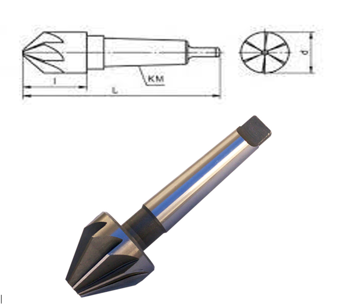 Зенківка до/х ф 63мм 120град. КМ4 Р6М5, фото 1