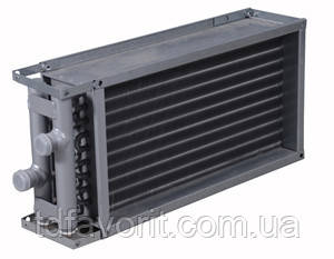 Водяний калорифер SWH 60-35/2R (дворядний), фото 1