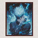 Алмазна мозаїка/вишивка Аніме, Сатору Годжо, магічна битва 40*50 см Орігамі OD 31230 dp-a, фото 7