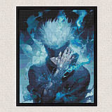 Алмазна мозаїка/вишивка Аніме, Сатору Годжо, магічна битва 40*50 см Орігамі OD 31230 dp-a, фото 6