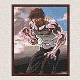 Алмазна мозаїка/вишивка Аніме. Боєць Баки 40*50 см Орігамі OD 31410 dp-a, фото 7