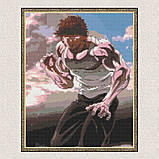 Алмазна мозаїка/вишивка Аніме. Боєць Баки 40*50 см Орігамі OD 31410 dp-a, фото 4