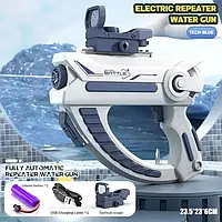 Электрический водяной пистолет Синий Shark