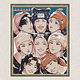 Алмазна мозаїка/вишивка K-pop, Stray Kids (стрей кідс) 40*50 см Орігамі OD 31890 dp-a, фото 4