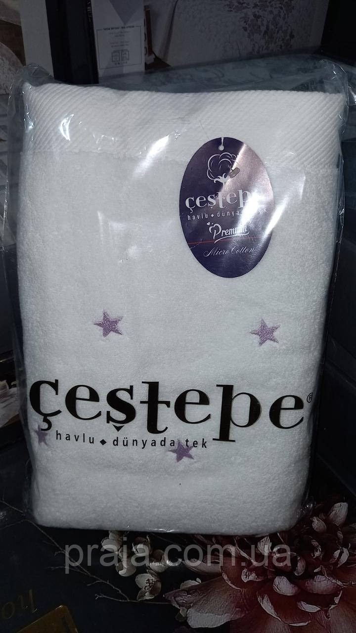 Рушник Cestepe "Зірки" 70*40 бузкові зірки