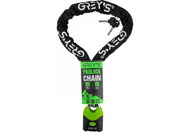 Велосипедний замок Grey's GR40810 ланцюговий з навісним замком 8*1000мм