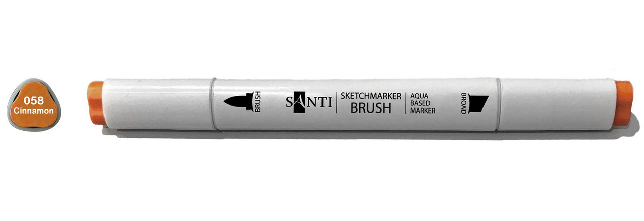 Маркер акварельний Кориця SANTI sketch